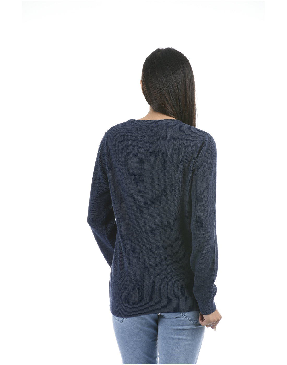 Portobello Wome Casual Wear Navy Blue Sweater